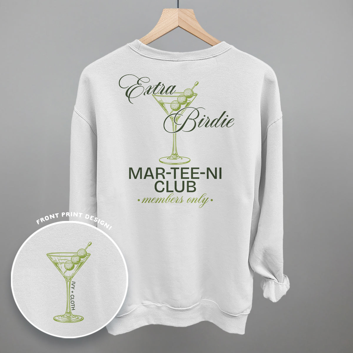 Extra Birdie Mar-Tee-Ni Club (Back Print)