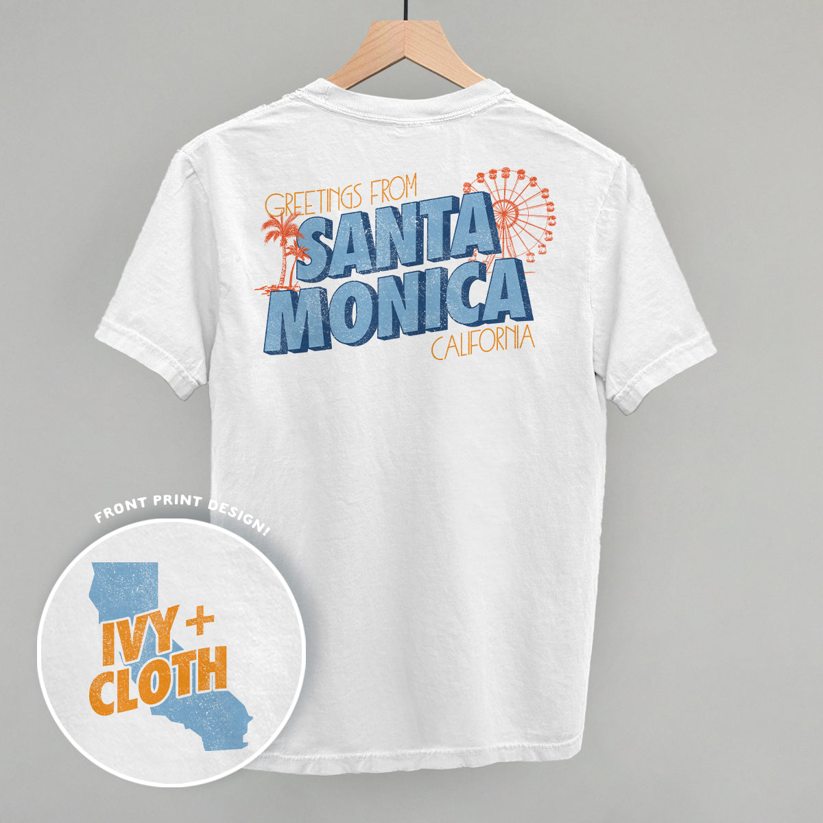 Greetings From Santa Monica (Back Print)