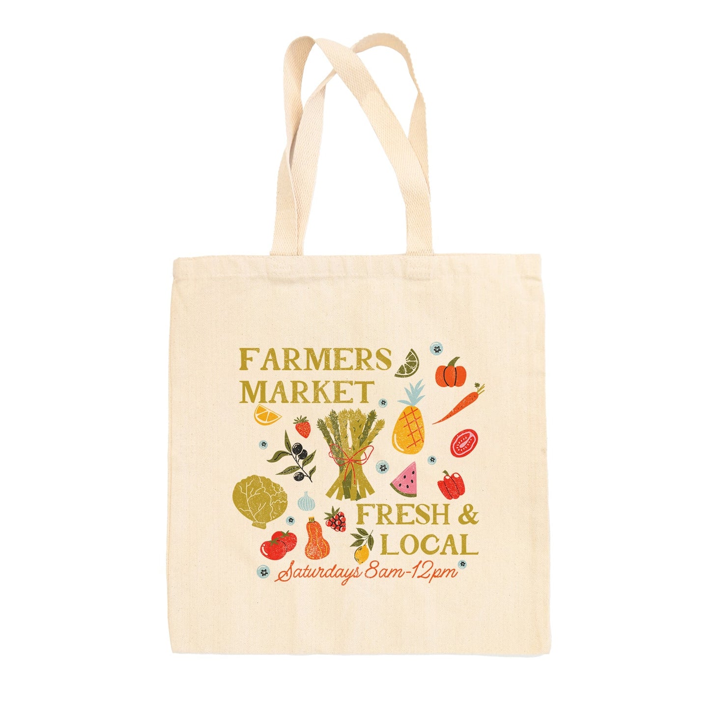 Fresh & Local Farmers Market Tote Bag