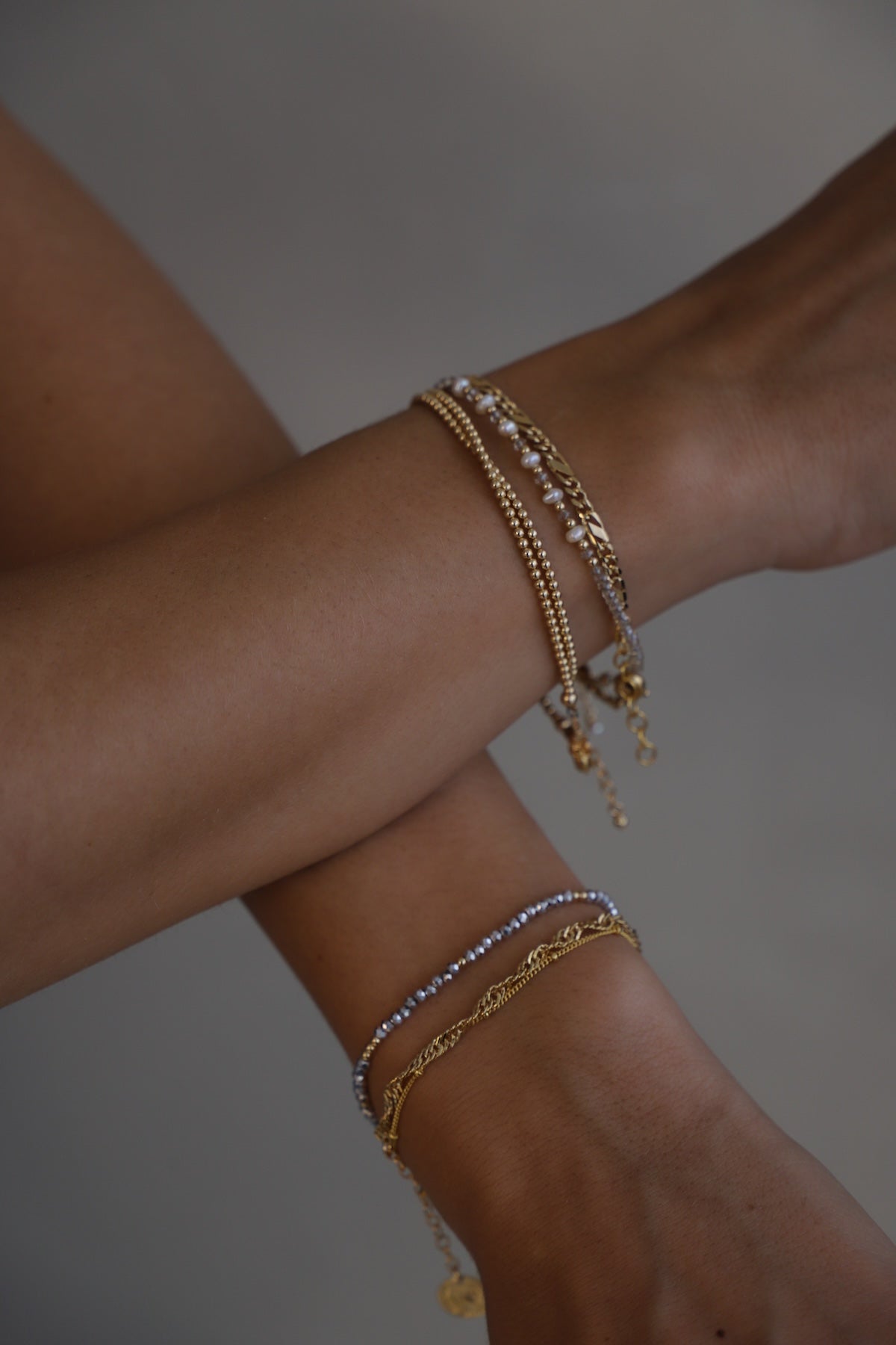 GOLD FILLED DOUBLE WRAP BRACELET