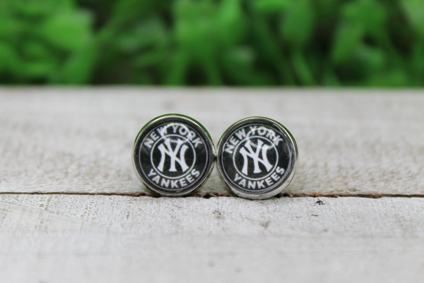 Baseball, Yankees • Stud Earrings