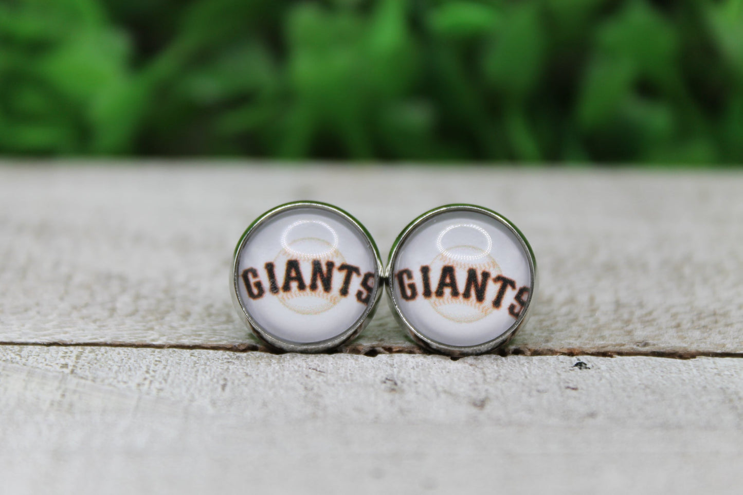 Baseball, Giants • Stud Earrings