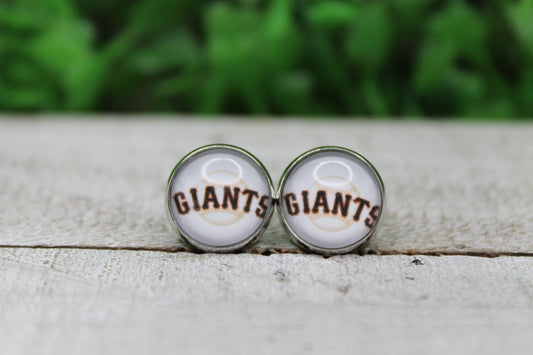 Baseball, Giants • Stud Earrings