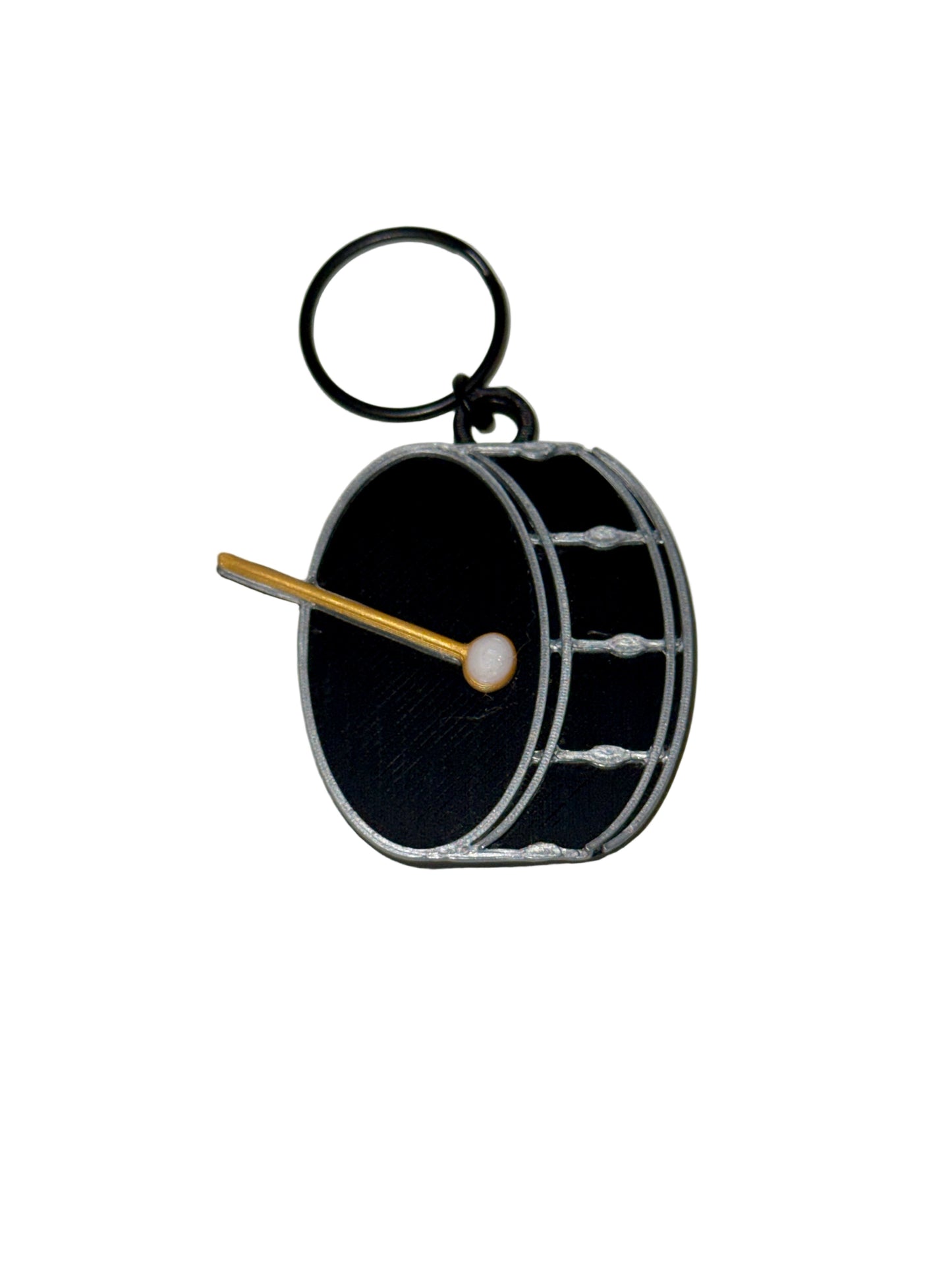 Bass Drum with Mallet Keychain