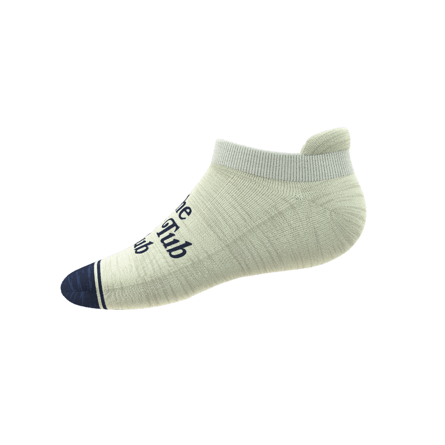 The Jet Set | Hot Tub Club Oatmeal Heel Hammock™ Ankle Socks