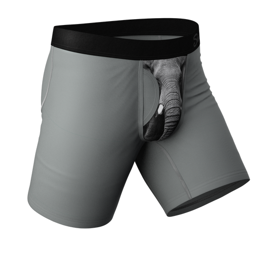 The Junk In The Trunk | Elephant Long Leg Ball Hammock® Pouch Boxers With Fly