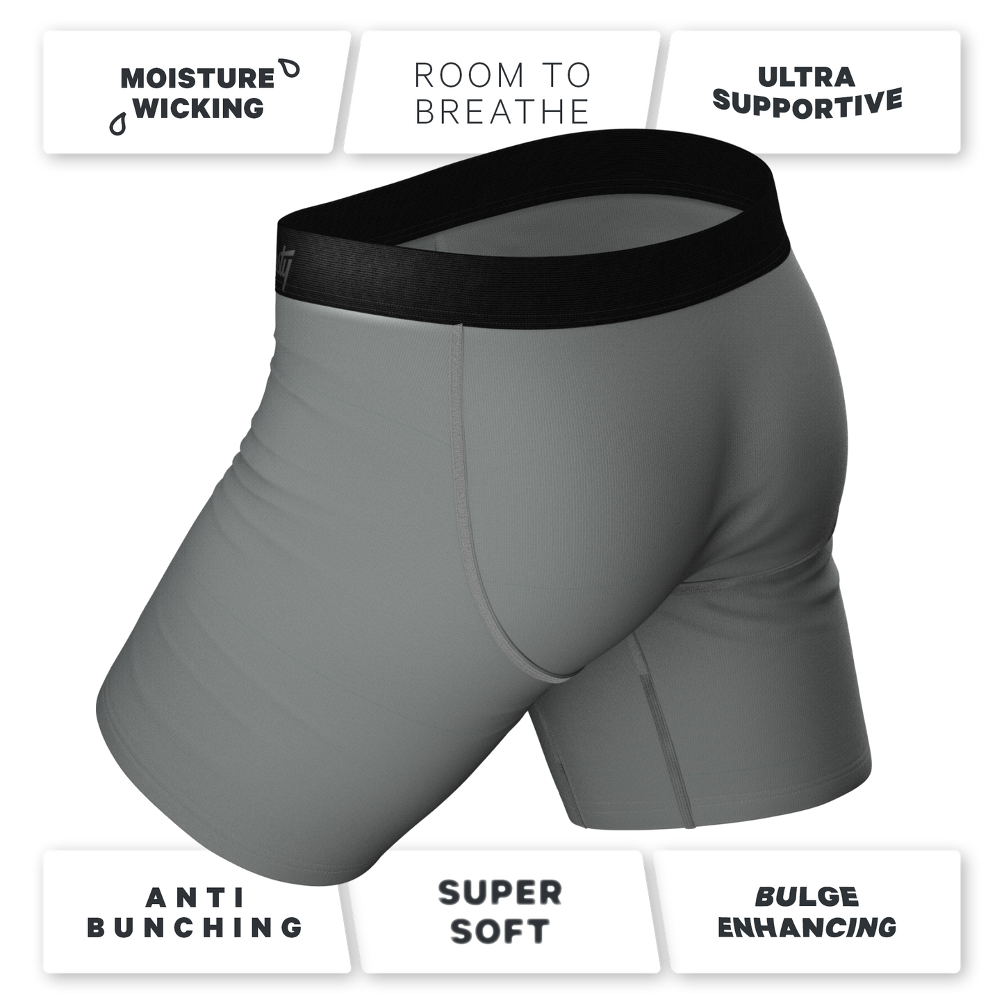 The Junk In The Trunk | Elephant Long Leg Ball Hammock® Pouch Boxers With Fly