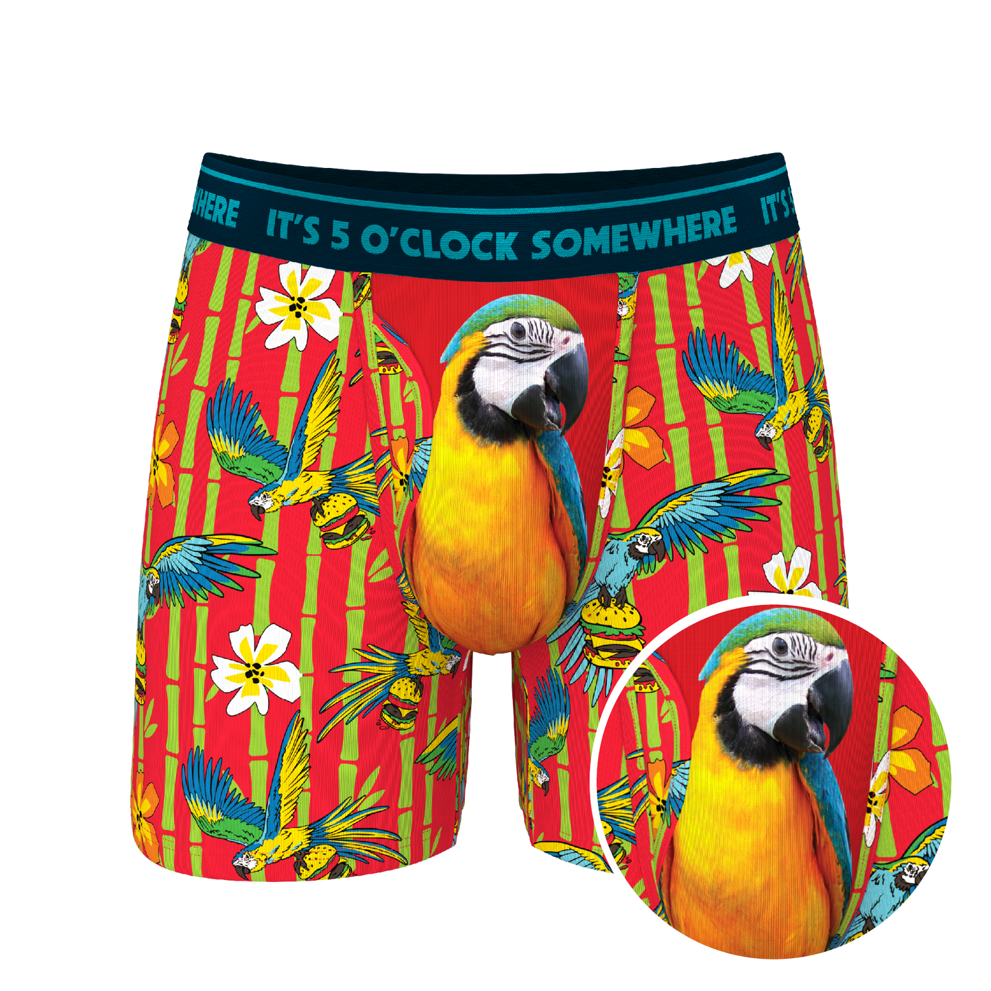 The Key West | Shinesty x Margaritaville Ball Hammock® Pouch Underwear With Fly