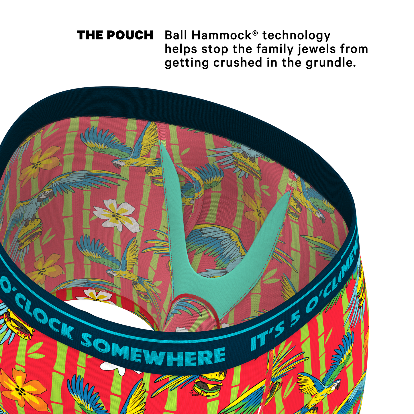 The Key West | Shinesty x Margaritaville Ball Hammock® Pouch Underwear With Fly