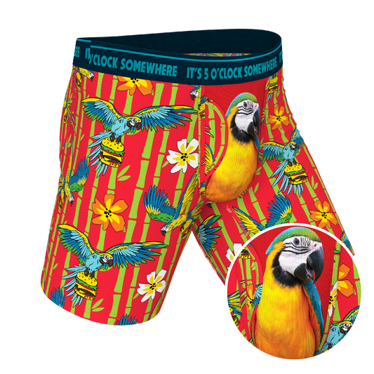 The Key West | Shinesty x Margaritaville Long Leg Ball Hammock® Pouch Underwear With Fly