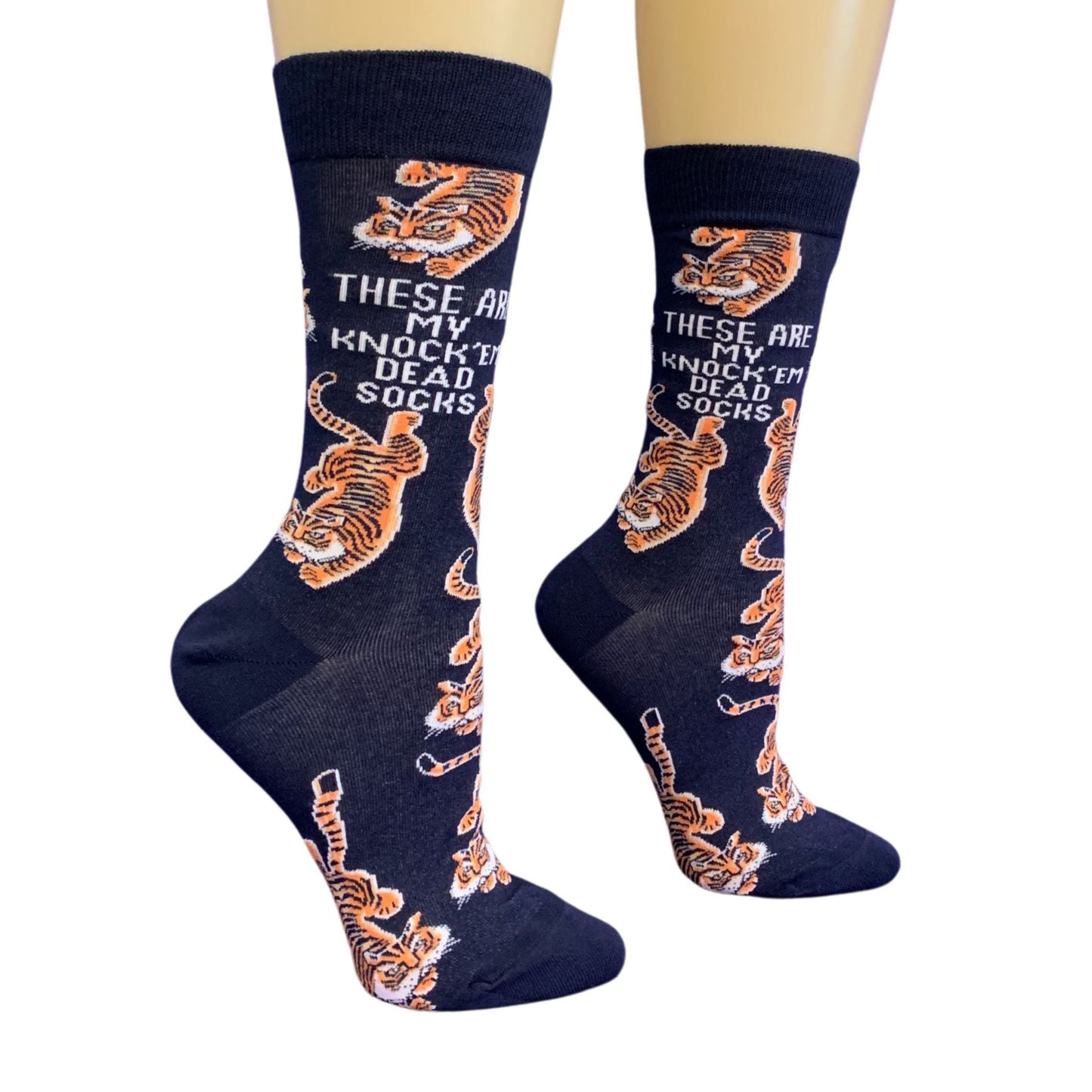 Knock Em Dead Tiger Gift Box | Hair Claw and Socks Giftable Bundle