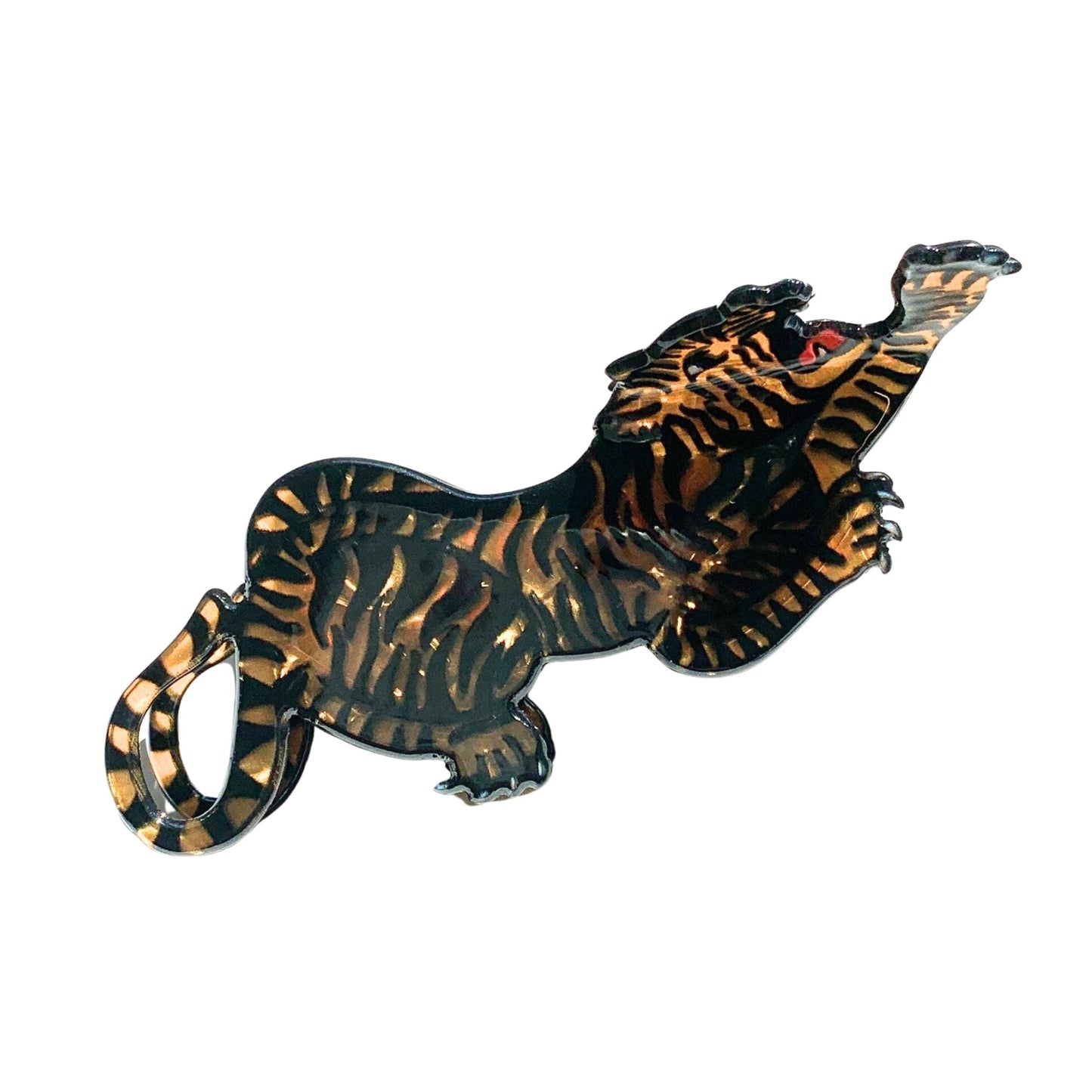 Knock Em Dead Tiger Gift Box | Hair Claw and Socks Giftable Bundle