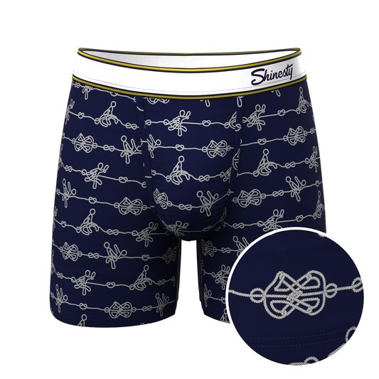 The Knotty Spots | Nautical Knots Ball Hammock® Pouch Underwear