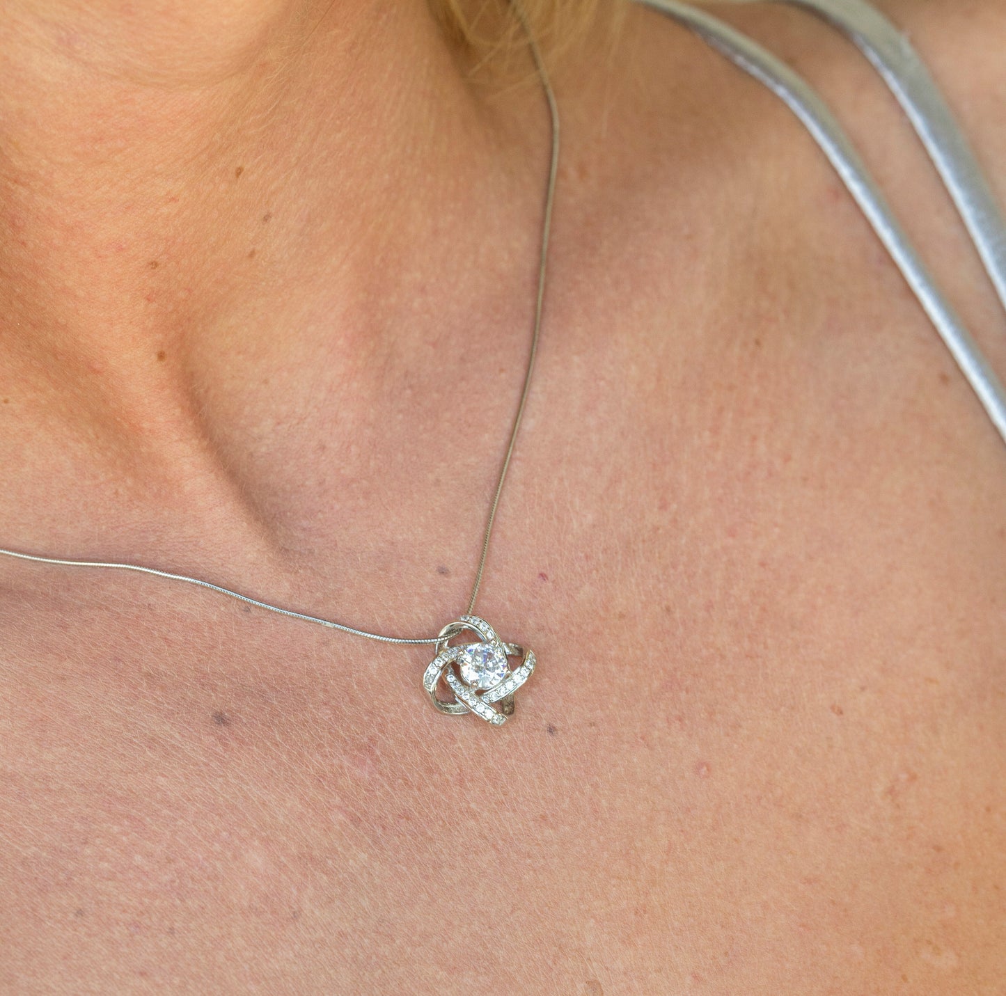 Celtic Knot™ 18K White Gold Pendant