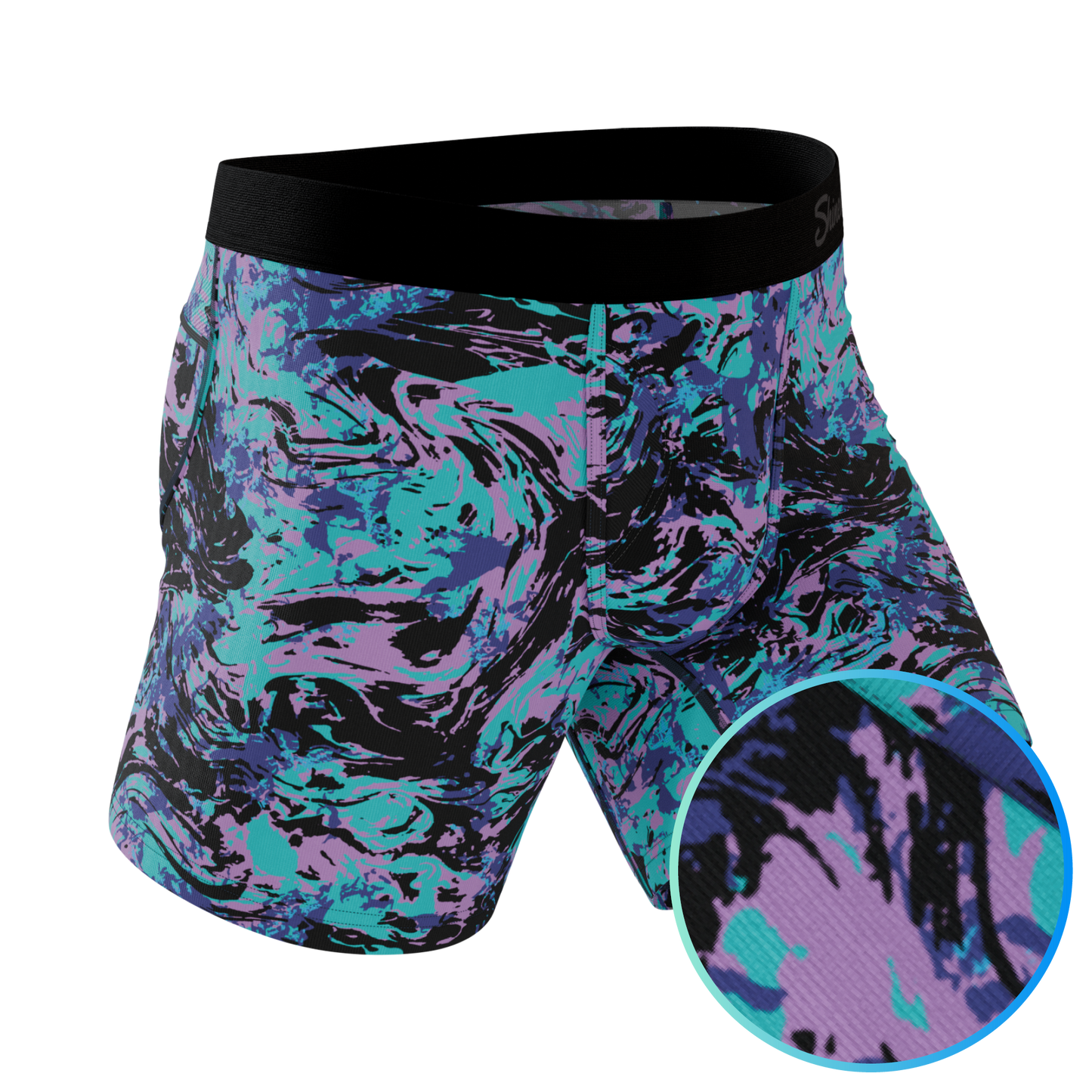 The Limestone | Retro Marbled paradICE™ Cooling Ball Hammock® Underwear