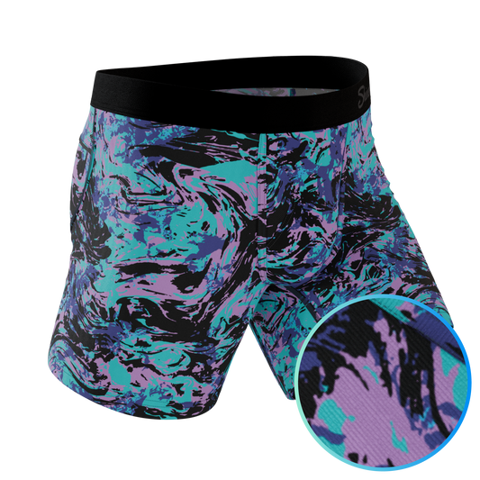 The Limestone | Retro Marbled paradICE™ Cooling Ball Hammock® Underwear