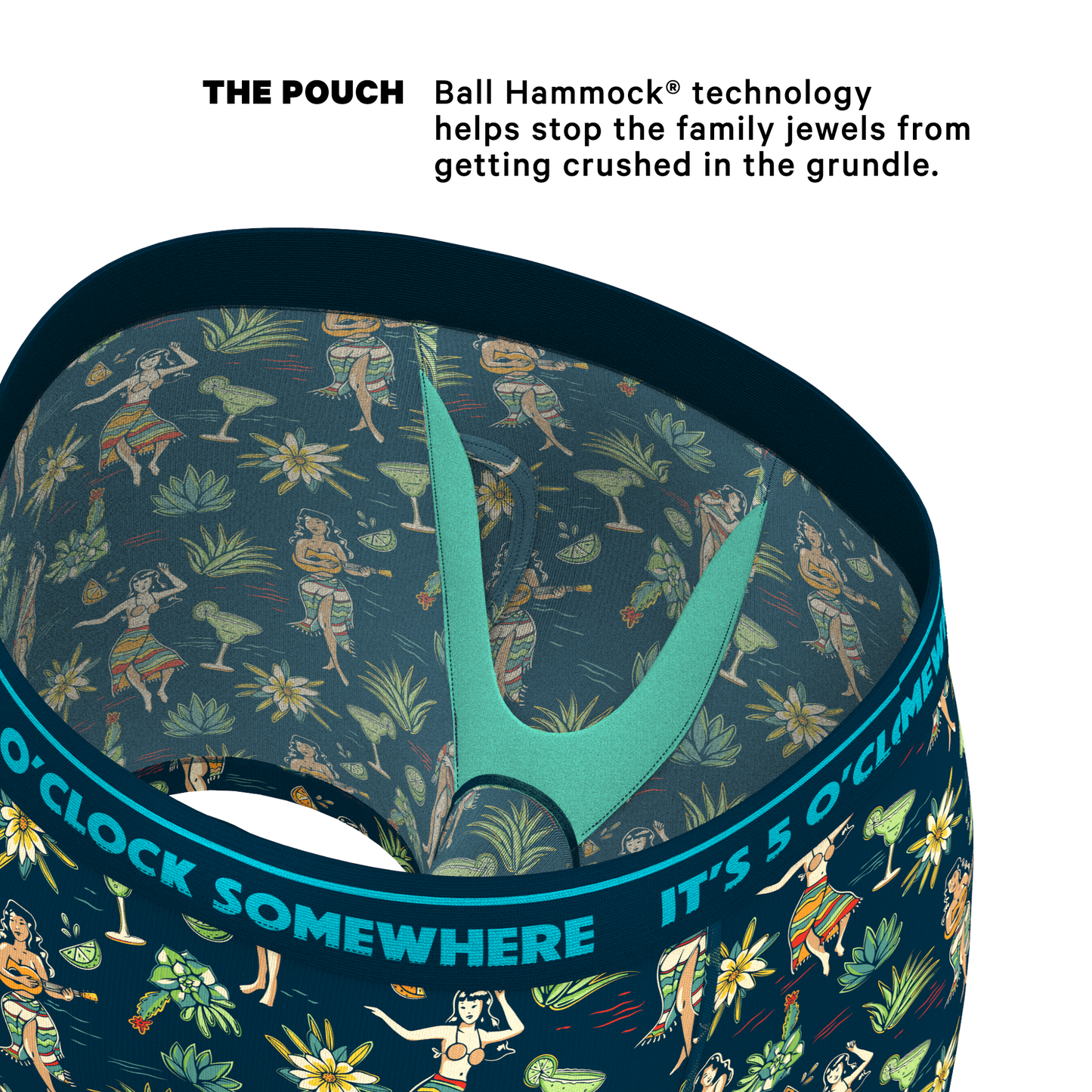 The Lost Shaker of Salt | Shinesty x Margaritaville Ball Hammock® Pouch Underwear With Fly