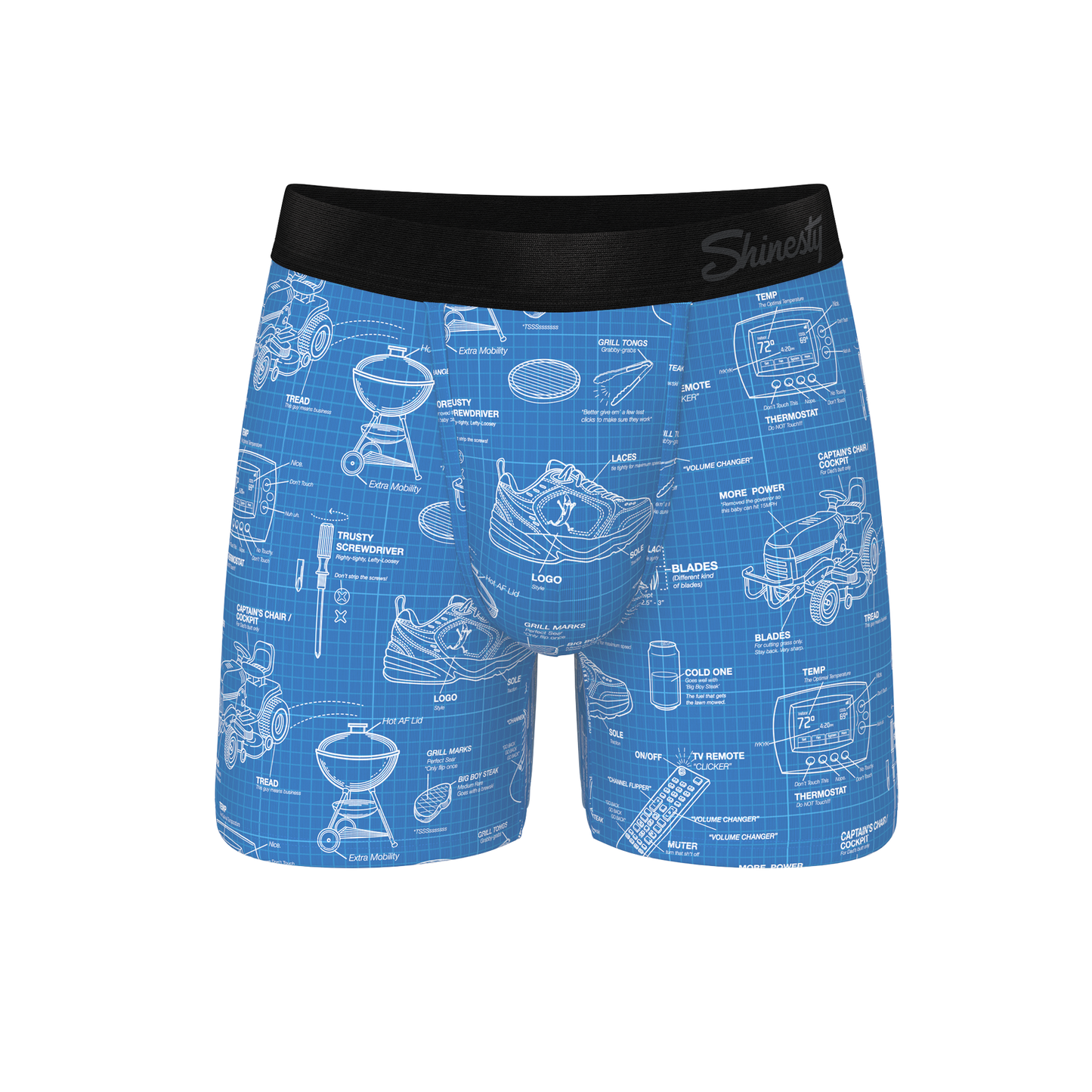 The Man With A Plan | Blueprint Ball Hammock® Pouch Underwear