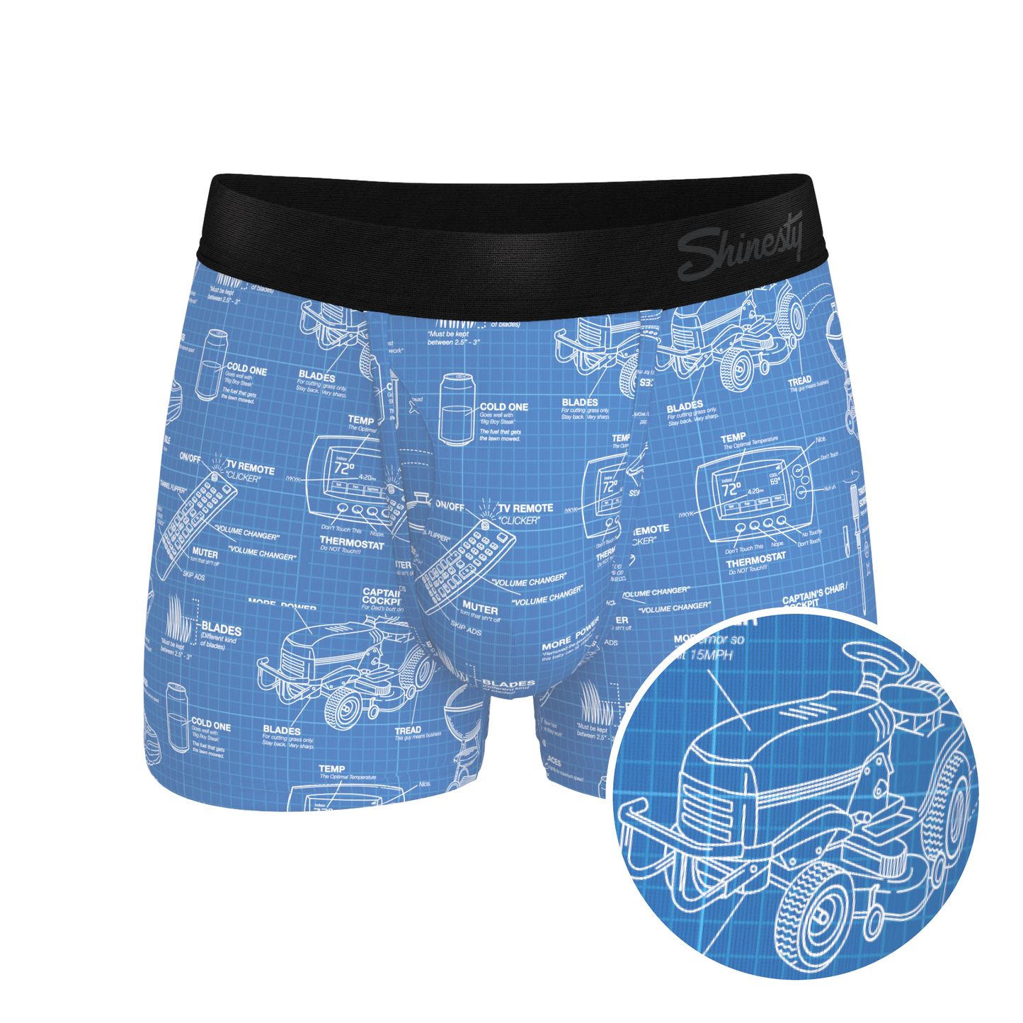 The Man With A Plan | Blueprint Ball Hammock® Pouch Trunks Underwear