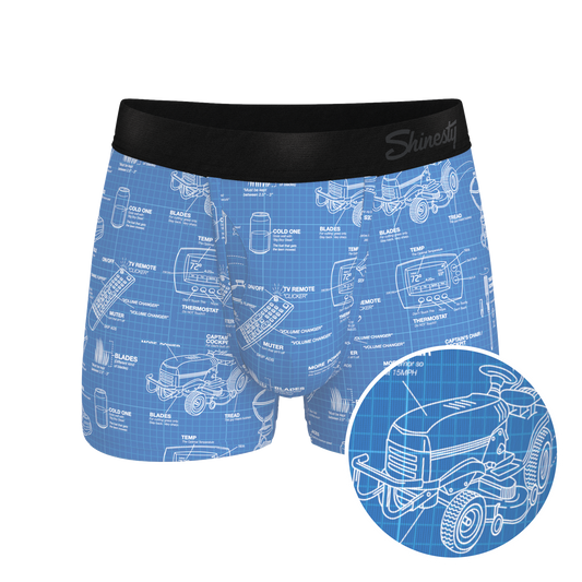 The Man With A Plan | Blueprint Ball Hammock® Pouch Trunks Underwear