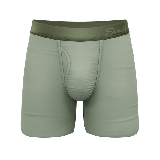 The Manzanilla | Olive Green Ball Hammock® Pouch Underwear With Fly