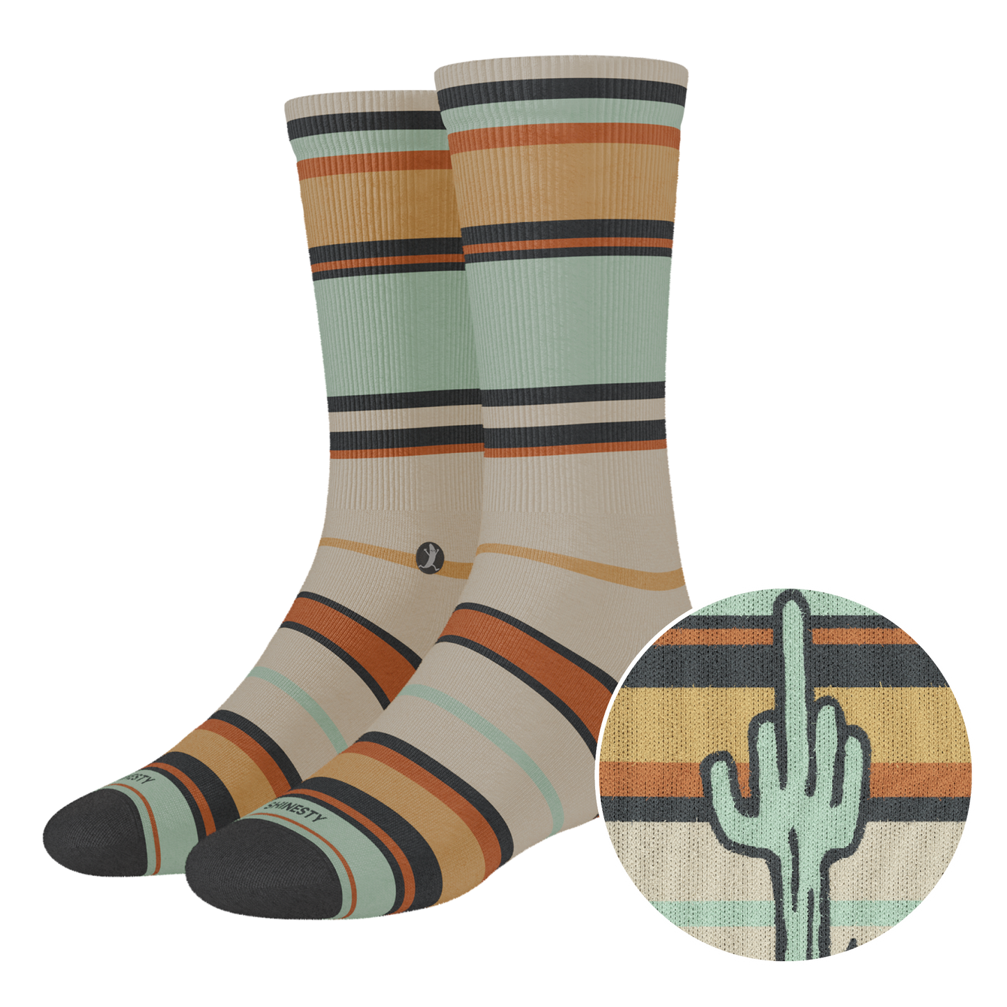 The Mirage | Cactus Heel Hammock™ Crew Socks