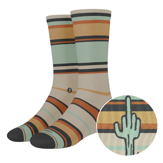 The Mirage | Cactus Heel Hammock™ Crew Socks