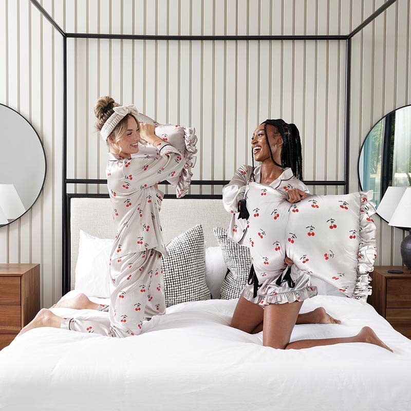 Mon Cheri Cherries Full Length Pajama Set [Available in XL Only]