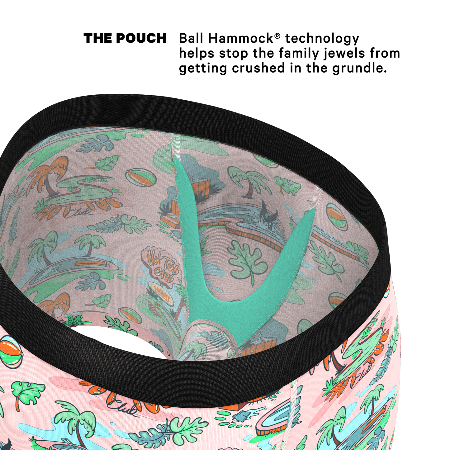 The Motel Hotel | Palm Springs Tropical Ball Hammock® Pouch Underwear