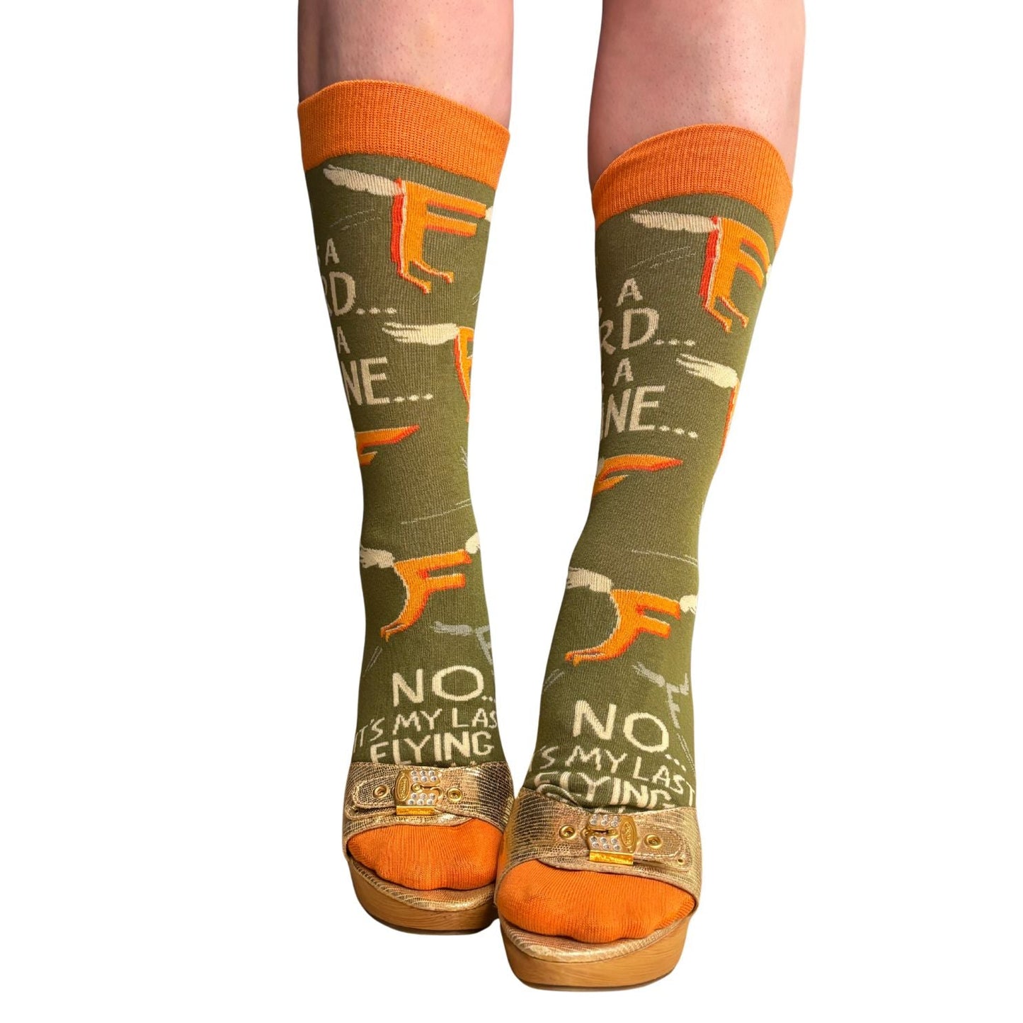 My Last Flying F@#* Socks | Colorful Novelty Unisex Socks | Gift for Her