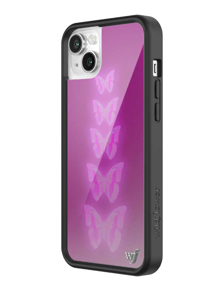 Neon Butterfly iPhone Case
