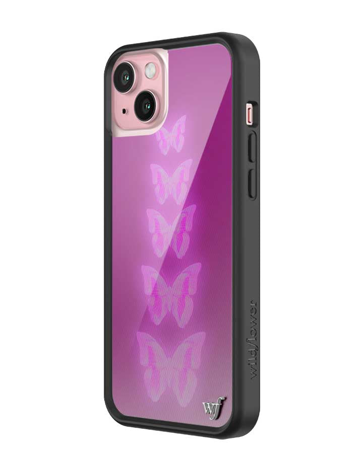 Neon Butterfly iPhone Case