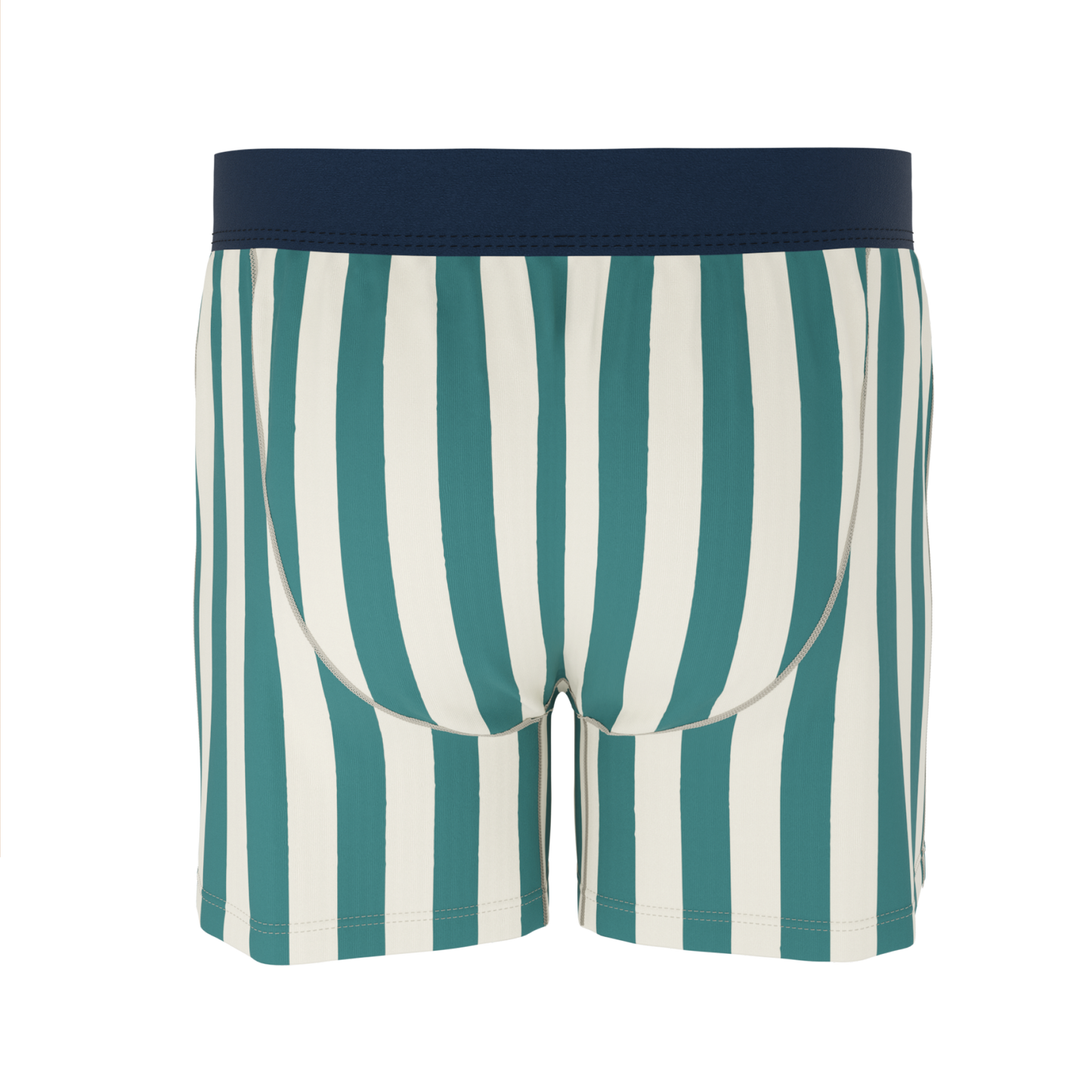 The Nantucket | Green Dock Stripe Boxers