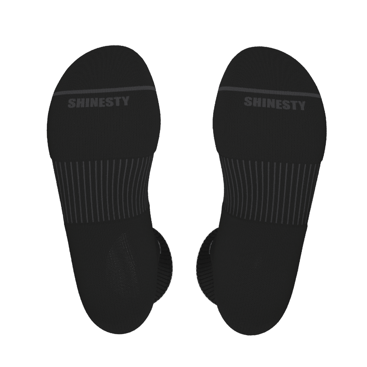 The Night Op | Plain Black Heel Hammock™ Crew Socks