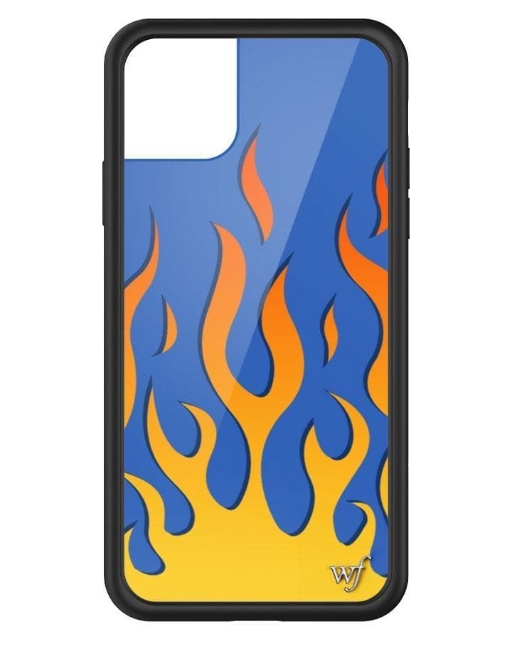 Flames | Blue iPhone Case