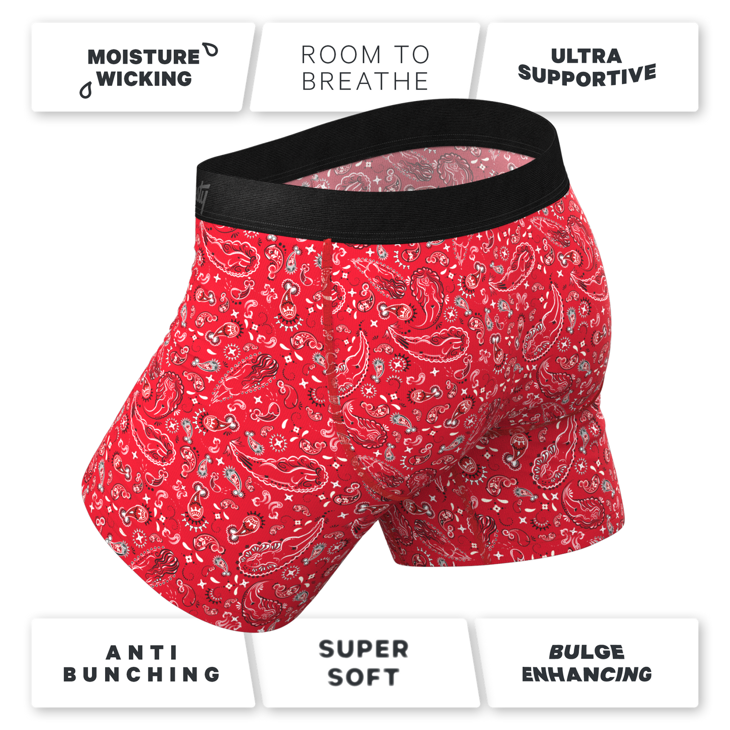 The Outlaw | Naughty Paisley Ball Hammock® Pouch Underwear