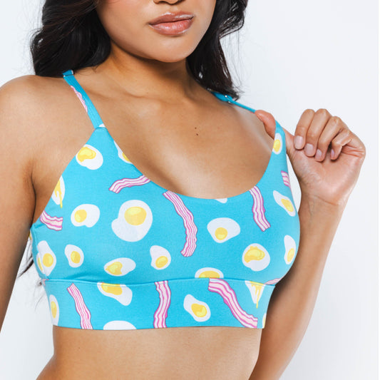 The Wakey Wakey | Eggs and Bacon Boob Hammock™ Scoop Bralette