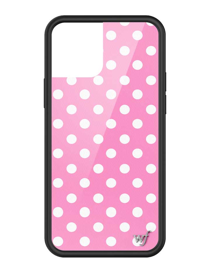 Polka Dot | Pink and White iPhone Case