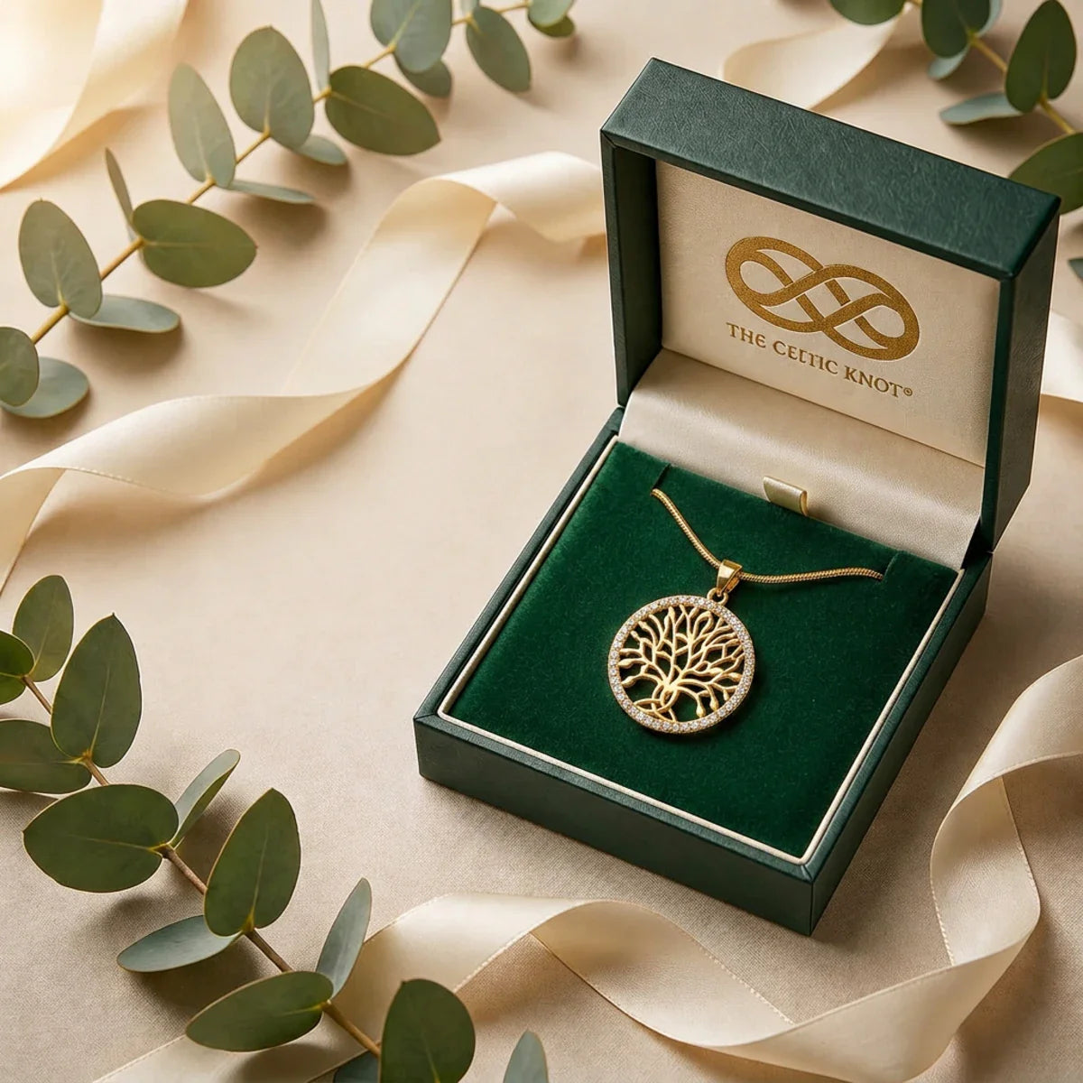 Tree of Life™ Pendant — 18K Yellow Gold | Diamond