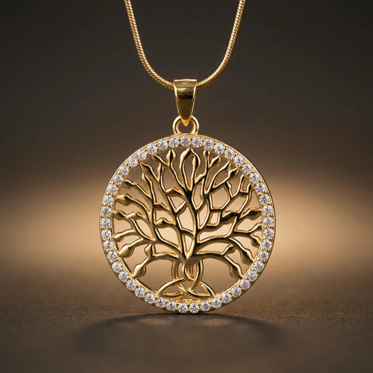 Tree of Life™ Pendant — 18K Yellow Gold | Diamond