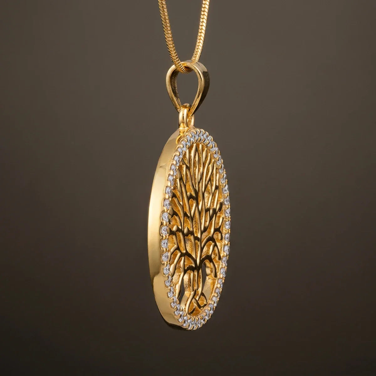 Tree of Life™ Pendant — 18K Yellow Gold | Diamond