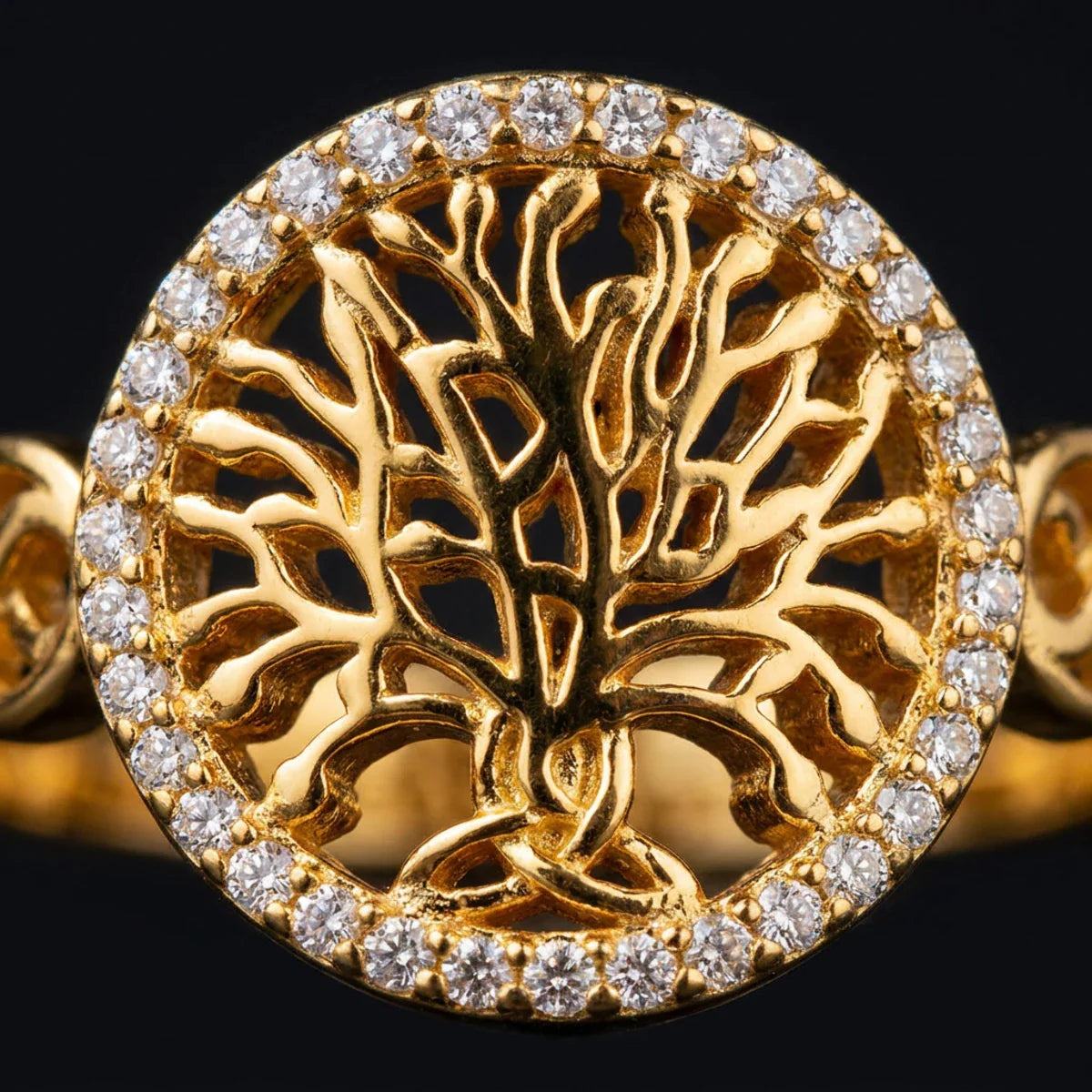 Tree of Life™ Ring — 18K Yellow Gold | Diamond