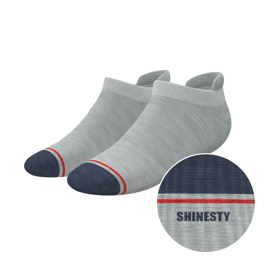 The Pebble | Grey Heel Hammock™ Ankle Socks