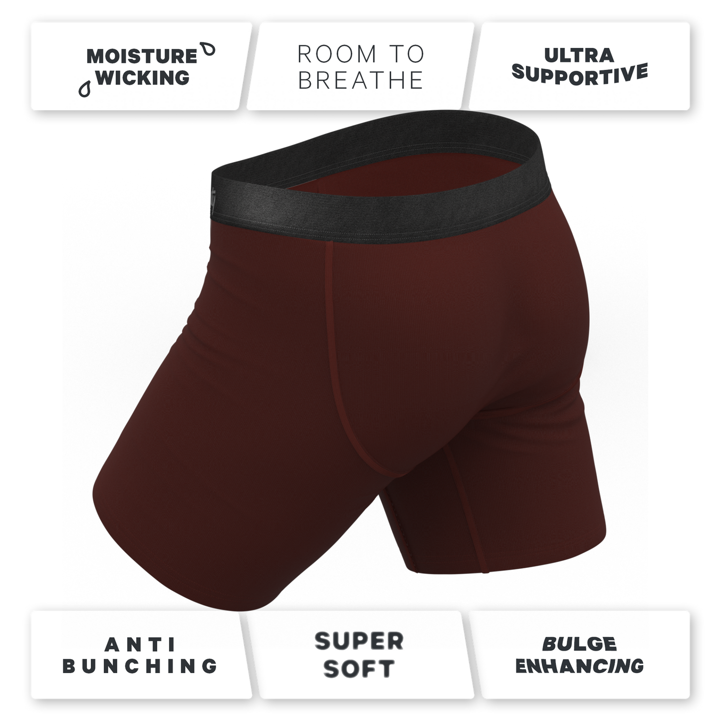 The Pony Express | Horse Long Leg Ball Hammock® Pouch Underwear With Fly