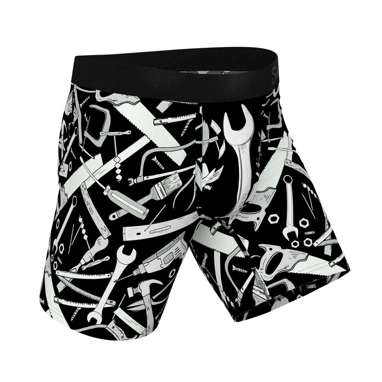 The Righty Tighty | Wrench Long Leg Ball Hammock® Pouch Underwear With Fly