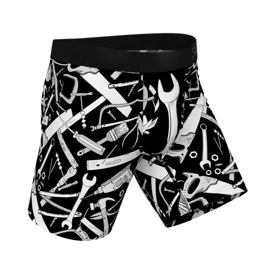 The Righty Tighty | Wrench Long Leg Ball Hammock® Pouch Underwear With Fly