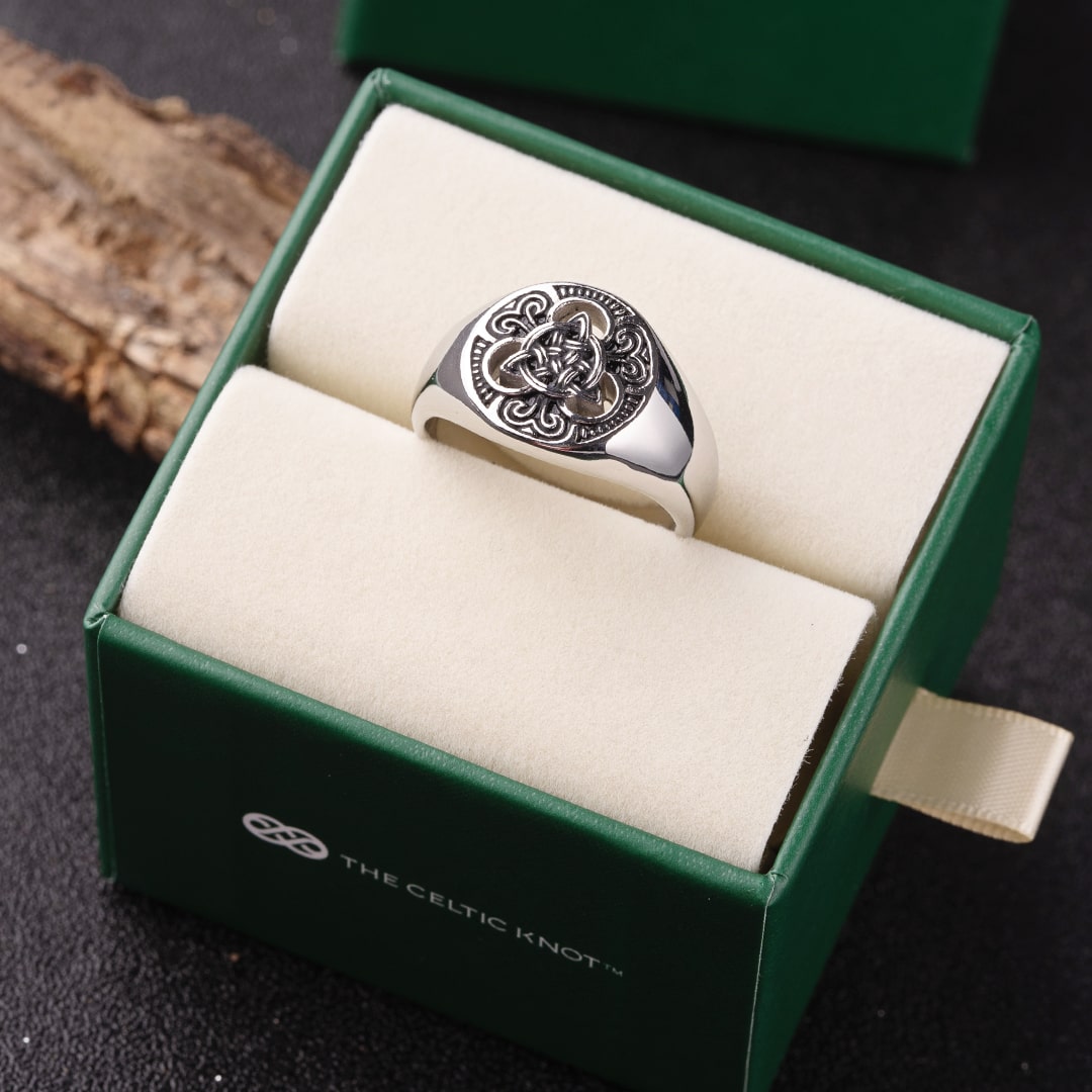 Celtic Knot™ Stainless Steel Men's Ring