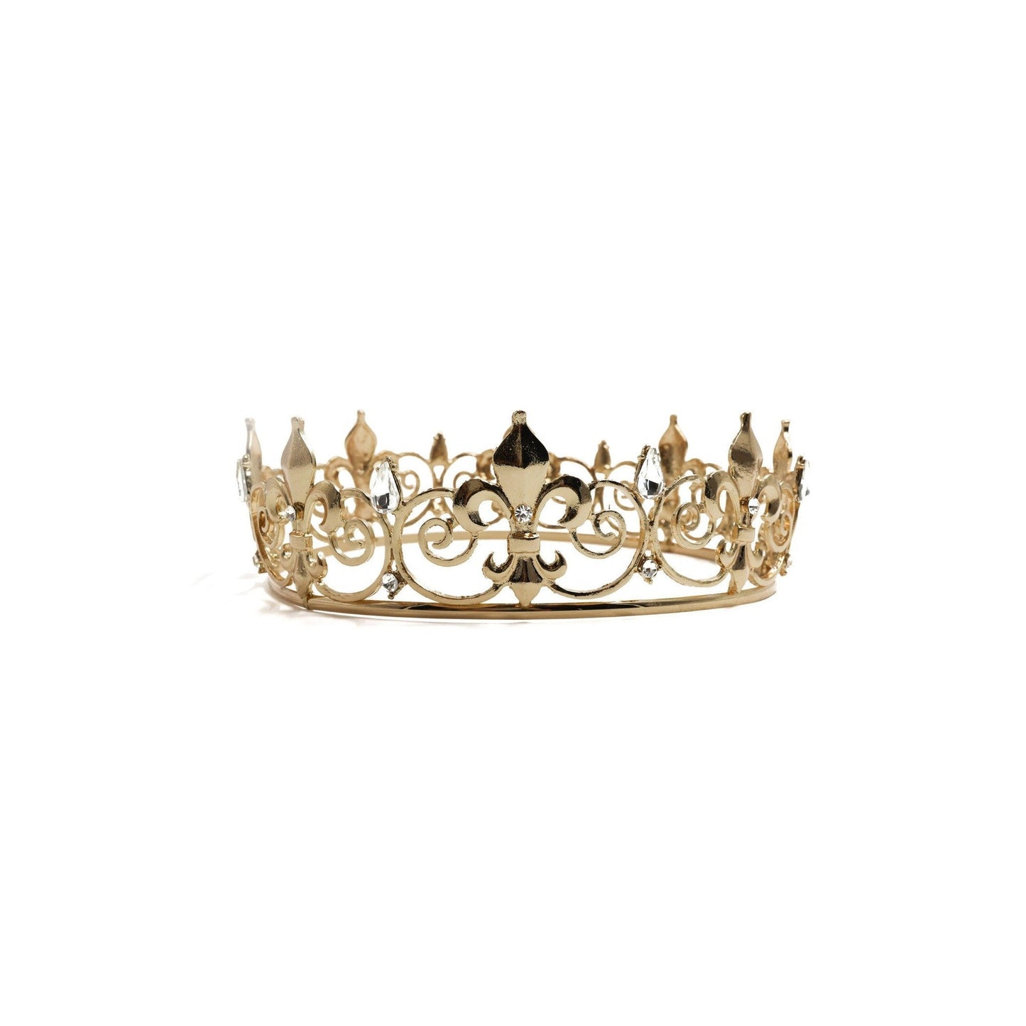 Royalty is Earned Unisex Circular Crown in Gold or Silver | Royalty Crown or Photo Prop Hair Accessory