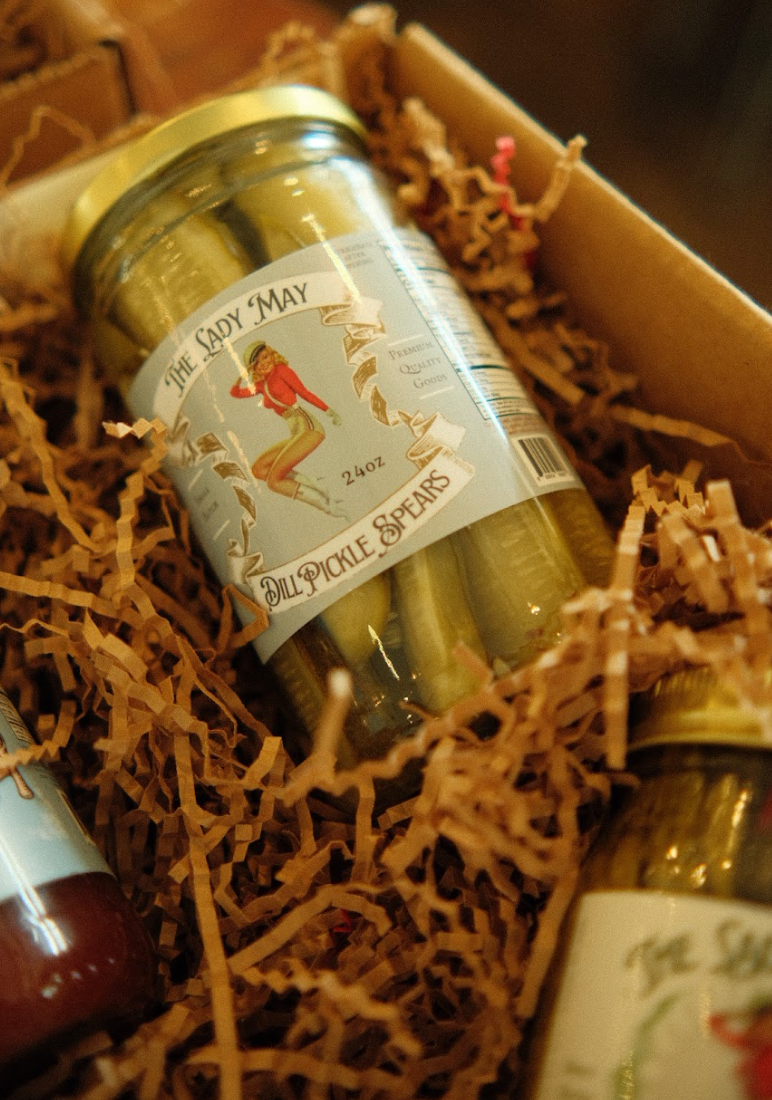 Deluxe Bloody Mary Gift Box - Complete Bar Set with Mix, Hot Sauce & Pickled Veggies | Lady May