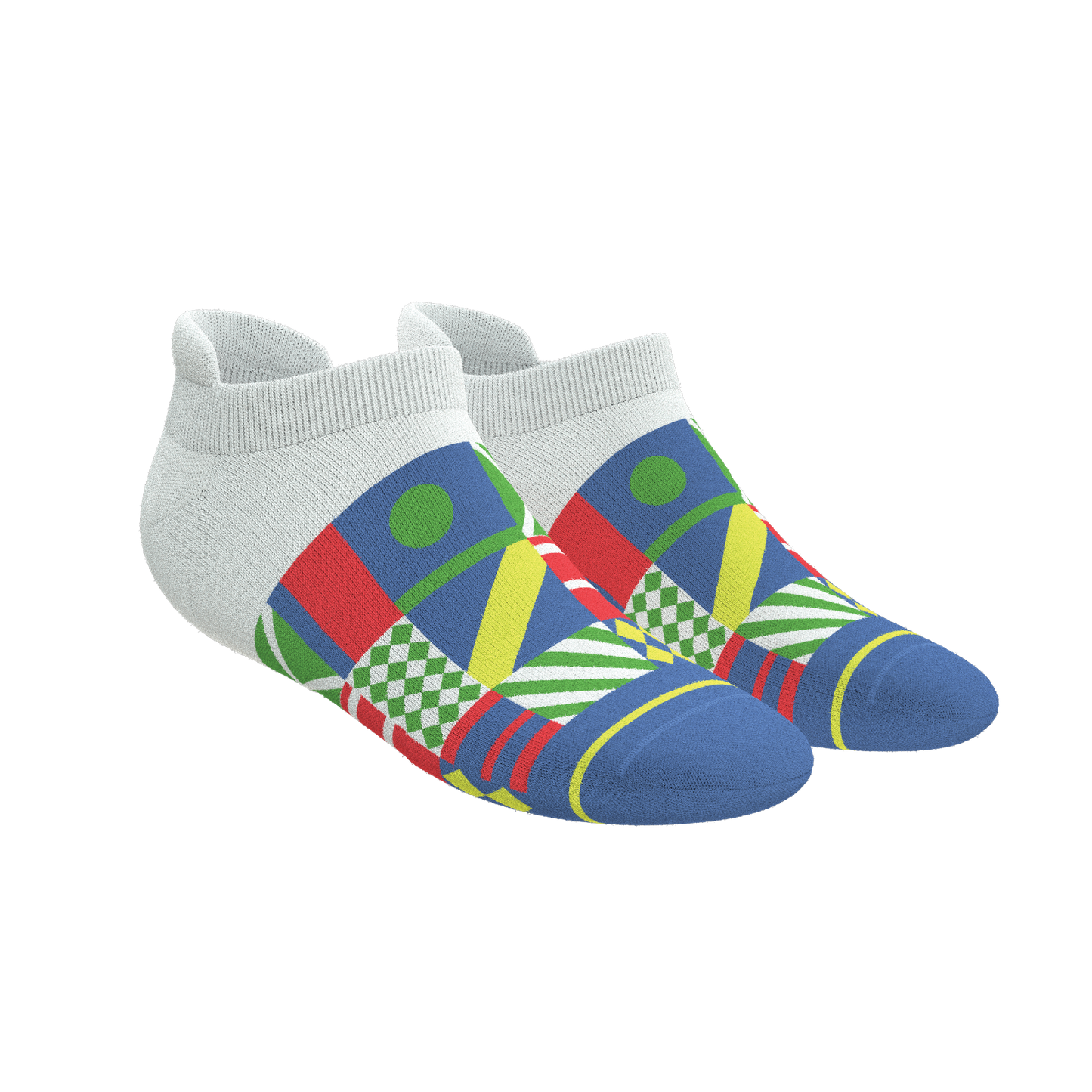 The Secretariat | Derby Flag Heel Hammock™ Ankle Socks